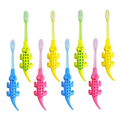 Children Toothbrush 8pcs Pp Pbt Cartoon Soft Bristles