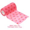 Anneome 6 Rolls of Pink Self-Adhesive Athletic Tapes Breathable Non-Woven Cloth Material for Sports Protection and Muscle Support Elastic Wraps view 2