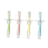 CTIRCHIU 4pcs Silicone Baby Toothbrush Easy to Grip with Tapered Handle for Infant Oral Care and Teething view 1