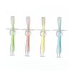 CTIRCHIU 4pcs Silicone Baby Toothbrush Easy to Grip with Tapered Handle for Infant Oral Care and Teething view 4