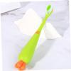 CTIRCHIU 6Pcs Soft Bristle Toothbrush Cartoon Carrot Design Gentle Cleaning for Comfortable Grip for Easy Use for Oral Health view 4