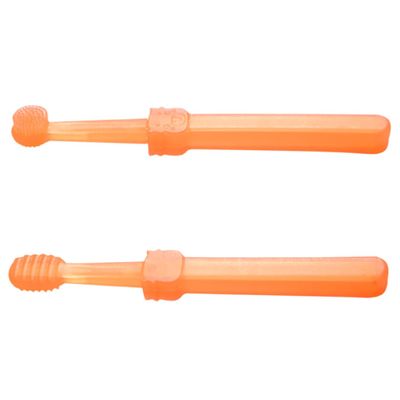 NIYANGLE 2pcs Delicate Toothbrush Set for Boy Girl Boy Girl Silicone Toothbrush Mouth Cleaner for Newborn for and Oral Care