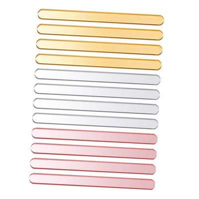 Holibanna 30pcs Acrylic Ice Cream Sticks DIY Craft Making Sticks Ice Pop Reusable Boys and Girls
