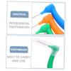 BESTYASH 30pcs Orthodontic Toothbrush Portable Brush Head Interdental Brush for Braces Cleaning Teeth Between Teeth Flossing Tool view 2
