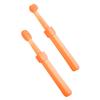SAFIGLE 2pcs Boy Girl Boy Girl Toothbrush Set Gentle Silicone Brush Newborn Gum Cleaner Brush Head and Tongue view 1