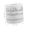 BESPORTBLE Elementary English Word Toilet Paper Roll with Interactive Study Pattern Bathroom Tissue for Vocabulary Expansion and Language Practice at Home and School view 2