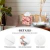 Leather Tissue Box Cover Square - Leopard Print Pink Cowboy Boots Print Tissue Box Holder Paper Case, Organizer Dispenser for Modern Home & Room/Office/Bathroom Decor view 3