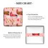 Leather Tissue Box Cover Square - Leopard Print Pink Cowboy Boots Print Tissue Box Holder Paper Case, Organizer Dispenser for Modern Home & Room/Office/Bathroom Decor view 4
