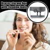 Denture Holder Case for Soaking, Denture Bath Cup, with Mirror Set Teeth Protection Cover Cleaning Tool for Bathroom Child Travel Teen Girl Retainer Night Guard view 2