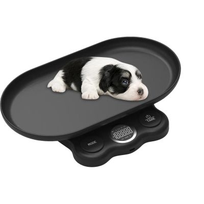 Rrlihjgu Pet Scales for Cats, Electronic Kitten Scale 15kg, Multi-purpose Pet Supply High Precision Small Animal Weighing for Home Hospital Farm Market Kitchen Travel Shipping Hamster