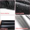 FreshCart Basics Mobility Scooter Cover Compatible with Afikim Afiscooter S4 2 Seat,210D Material,dustproof,Waterproof,Sun-Proof,with Storage BagBlack Green view 4