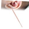minkissy Stainless Steel Ear Spoon Double Head Wax Remover Tool for Adults Durable Ear Cleaner with Skid Resistance Design for Safe Ear Care view 4