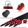Telescopic Window Cleaning Pole with Water Fed Brush, 18FT Extendable Cleaner for Conservatory Roofs, Adjustable Angle Scraper for Photovoltaic Panel & Window Cleaning view 4