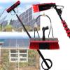 9M Telescopic Window Cleaning Pole with Water Fed Brush - Extendable Solar Panel Cleaner for Outdoor Roof Washing, Conservatory Maintenance Tools - 30FT Reach view 1