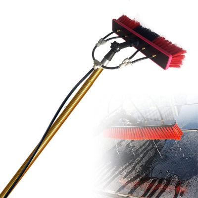 18FT Water Fed Window Cleaning Pole & Telescopic Brush for Solar Panel & Photovoltaic Cleaning - Lightweight, Durable, Professional Grade Extension Tool