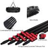 12M/39FT Extendable Window Cleaning Pole with Water Supply - Ideal for Roof Cleaning & Photovoltaic Panel Maintenance, Durable Brush for Effortless Cleaning view 3
