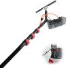 26ft Telescopic Window Cleaning Kit - Water-Fed Brush for Solar Panel & Truck Window Cleaning, 8m/3.6m Extendable Reach, Professional Quality view 1