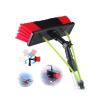 10m Telescopic Window Washer Combo - 30cm Brush & Extension Pole for Effortless Window Cleaning, Perfect for High Rise & Hard-to-Reach Areas view 1