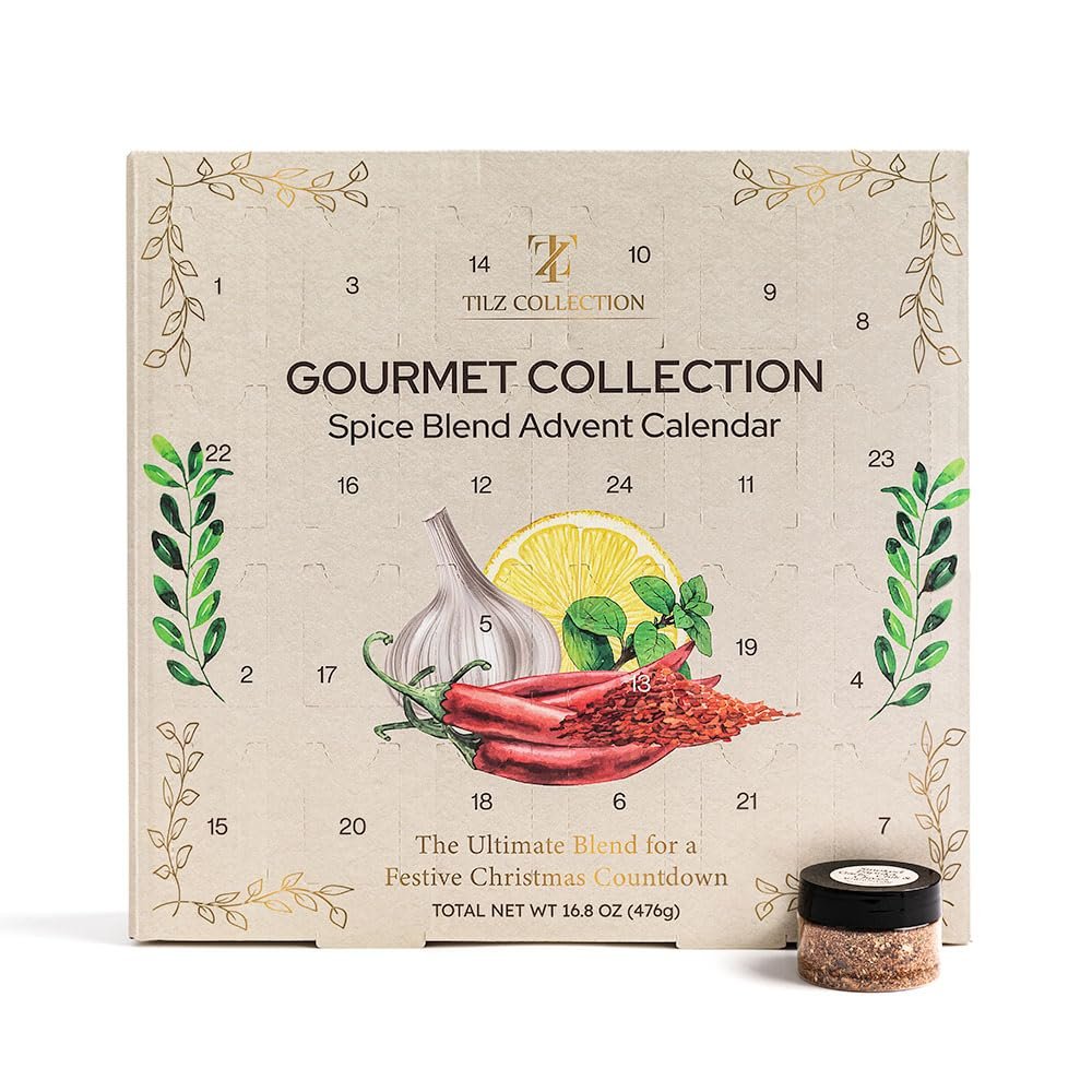 Spices Advent Calendar 2025 24 Days, Spices And Seasoning Sets, Spice Gift Set |Christmas, Food Advent Calendar For Adult, Birthday, Cooking Gifts For Women, Men |All Purpose Seasoning, BBQ Rubs