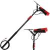 24FT Telescopic Water Fed Brush for Window Cleaning, Retractable Water Hose Pole with Jet Cleaning Brush, Ideal for High Reach Window Washing Equipment view 1