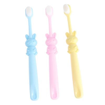 ORFOFE 3pcs Manual Toothbrush for Boys and Girls Oral Care Tool Soft Bristles Safe for Toddlers