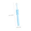 ORFOFE 3pcs Manual Toothbrush for Boys and Girls Oral Care Tool Soft Bristles Safe for Toddlers view 2