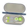 Beatifufu Glasses Case for Lenses and Eyeglass Portable Travel Kit in Royalblue Soft Material for Home and Travel Use view 1
