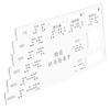 NOLITOY Acrylic Braille Label Cards and Blinder Attention Card Board for Financial Services, Outdoor, Universal Visual Impairment Support for Blind Users view 1