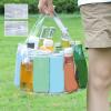 Folding Wash Basin l Washing Basin | Folding Basin l Water Sink Container - with Handles Transparent Bucket for Clothes Bathroom Farm Face Cleaning Yard Outdoor Beach Nursery Gardening view 3