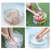 Folding Wash Basin l Washing Basin | Folding Basin l Water Sink Container - with Handles Transparent Bucket for Clothes Bathroom Farm Face Cleaning Yard Outdoor Beach Nursery Gardening view 4