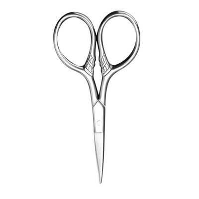 Stainless Steel Beauty Beard Mustache Eyebrow Nose Trimming Scissors Clipper