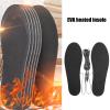 1 Pair Heated Insoles USB Charging Heating Insoles Size 35-44 Electric Heating Foot Warmer Washable Insoles view 2