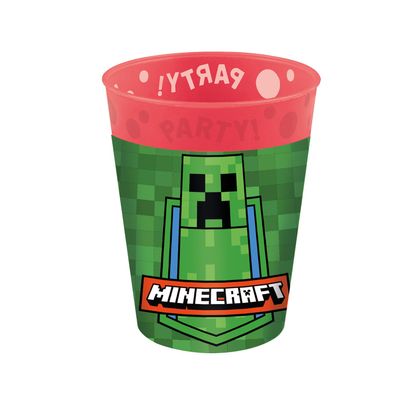 Merchandising Minecraft: Bicchiere Riutilizzabile 250 Ml 4 pz.