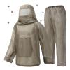 BHGLUZGBY Mosquito Suit Breathable Mesh Lightweight Adjustable Bug Jacket with Hood Pants for Fishing Hiking Camping-Khaki||XL/XXL(175-185CM) view 1