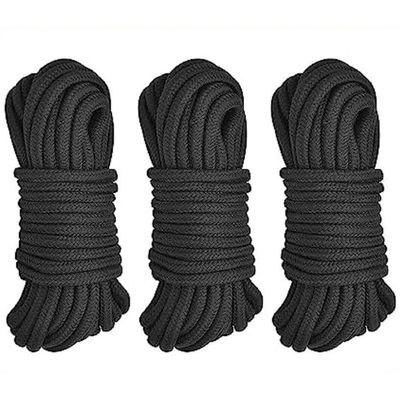 Black Multi Functional Combination Rope Multi Functional Rope Solid Braided Twisted Rope Lightweight And Portable Training Equipment