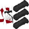 Black Multi Functional Combination Rope Multi Functional Rope Solid Braided Twisted Rope Lightweight And Portable Training Equipment view 2