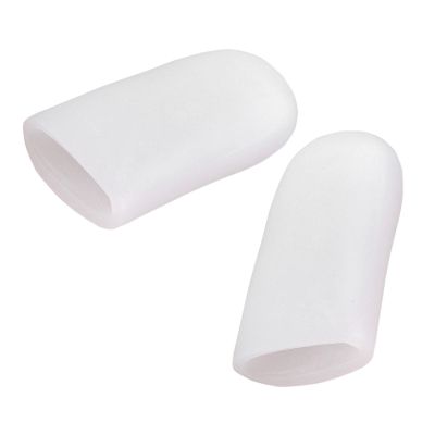 Silicone toe protector cushion and cone blister gel toecap silicone toe protector to protect and provide relief from missing or intruding toenails
