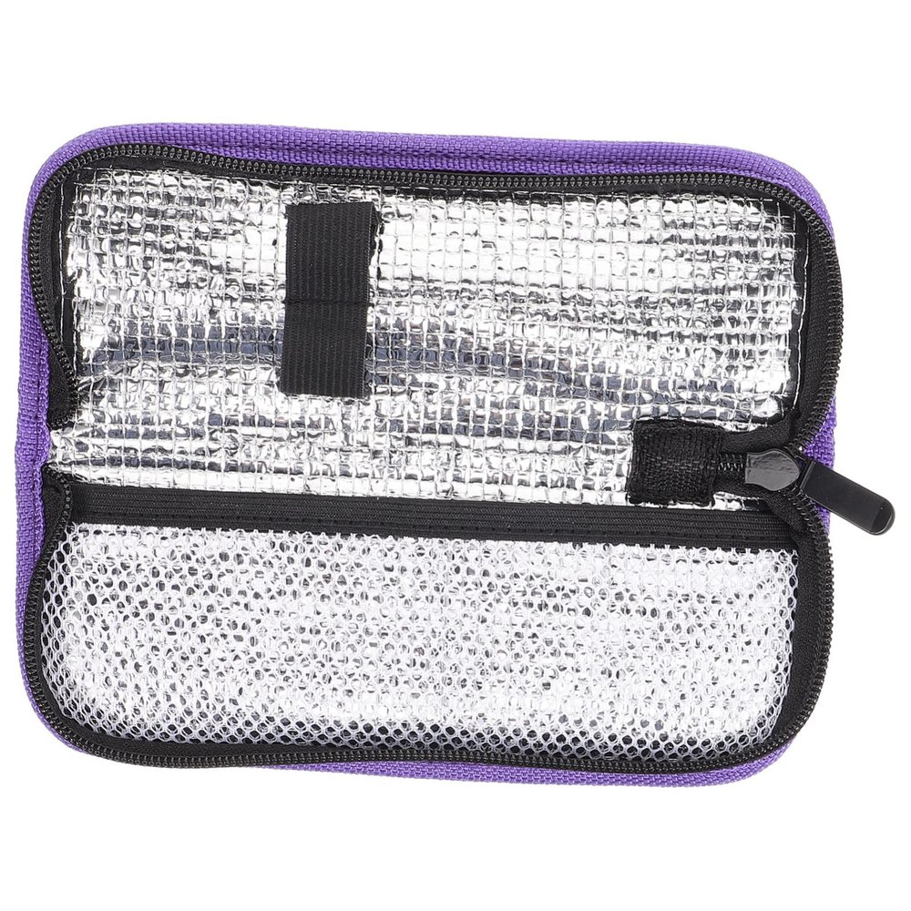 Gogogmee Insulin Cold Pack Reusable Travel Case Insulation Portable Diabetic Medicine Pouch for Travel Insulin Cooler Bag