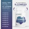 Ambrosial B-Complex Tablets with Vitamin B1, B2, B3, B5, B6, B9, B12 & Biotin | Complete B-Vitamin Supplement | 120 Vegetarian Tablets view 3