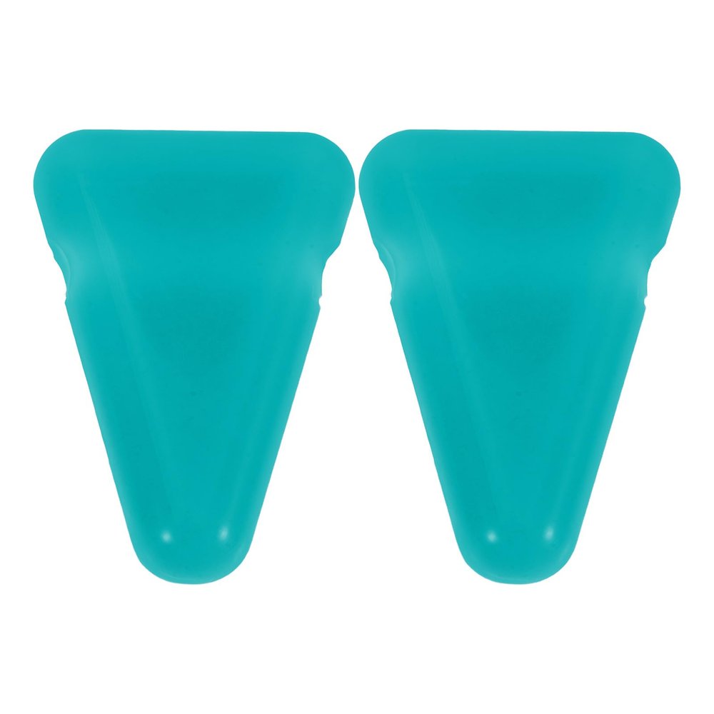 BIUDECO 2Pcs Tuning Fork Protective Silicone Base Holder Stand For Musicians And Professionals Sound Healing Meditation Yoga Practice Triangle Green