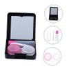 LRXIYODE 3 Sets Small and Lightweight Contact Lens Case with Mirror Portable Lens Holder Box Made of Sturdy Pp Material for Travel and Daily Use Protecting Eyes from Damage view 4