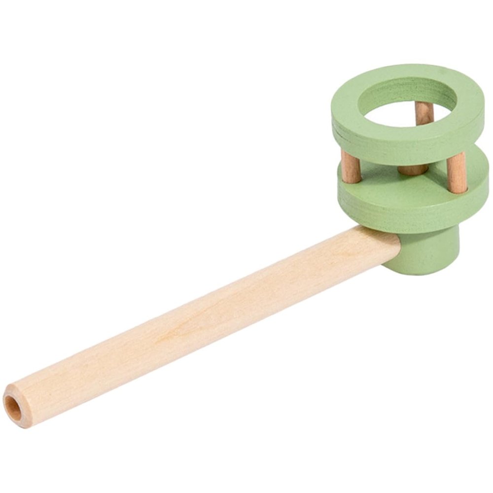 Anneome Floating Ball Blowing Toy for Kids, Green Wooden Suspended Blow Ball, Lung Capacity Training Game, Party Toy for Boys and Girls, Indoor and Outdoor Fun