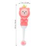 ELAYARD 2pcs Soft Silicone Children's Toothbrushes for Toddlers and Kids with Gentle Care for Teeth and Gums, Cute Bear Shape Design, Safe and Easy to Use, for Ages 0-9 view 2