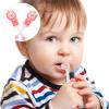 ELAYARD 2pcs Soft Silicone Children's Toothbrushes for Toddlers and Kids with Gentle Care for Teeth and Gums, Cute Bear Shape Design, Safe and Easy to Use, for Ages 0-9 view 3
