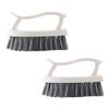 Gogogmee 2pc Bathroom Brush Plastic Bristles Cleaning Tool for Shoes Brush Laundry Houseware Scrubbing view 1
