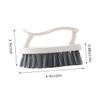 Gogogmee 2pc Bathroom Brush Plastic Bristles Cleaning Tool for Shoes Brush Laundry Houseware Scrubbing view 2