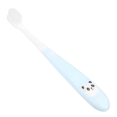 VERDANVERSE Kids Toothbrush with Adorable Panda Design, Extra Soft Supple Bristles for Comprehensive Cleaning, Non-Slip Handle, Simple Shape, Suitable for Children Aged 2-12 with Bucket