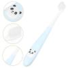 VERDANVERSE Kids Toothbrush with Adorable Panda Design, Extra Soft Supple Bristles for Comprehensive Cleaning, Non-Slip Handle, Simple Shape, Suitable for Children Aged 2-12 with Bucket view 3