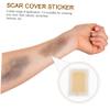 MUCKLILY Waterproof Scar Covering Tattoo Concealing Tape in Khaki Pe Material, Lightweight Skin Flaw Cover up Sticker Suitable for Tattoos and Scars during Camping Or Travel view 4