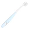 VICASKY Children's Handheld Toothbrush for Kids Aged 2-12 with Non-Slip Handle and Soft Bristles, Made of Pp and TPR, Convenient for Daily Oral Care at Home, White Simple Shape view 1